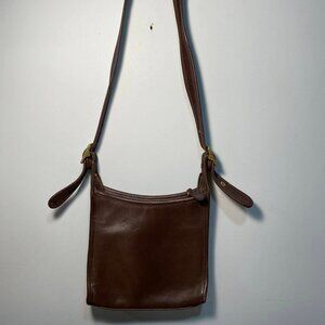 Coach Brown Leather Shoulder Bag #G9D 9937